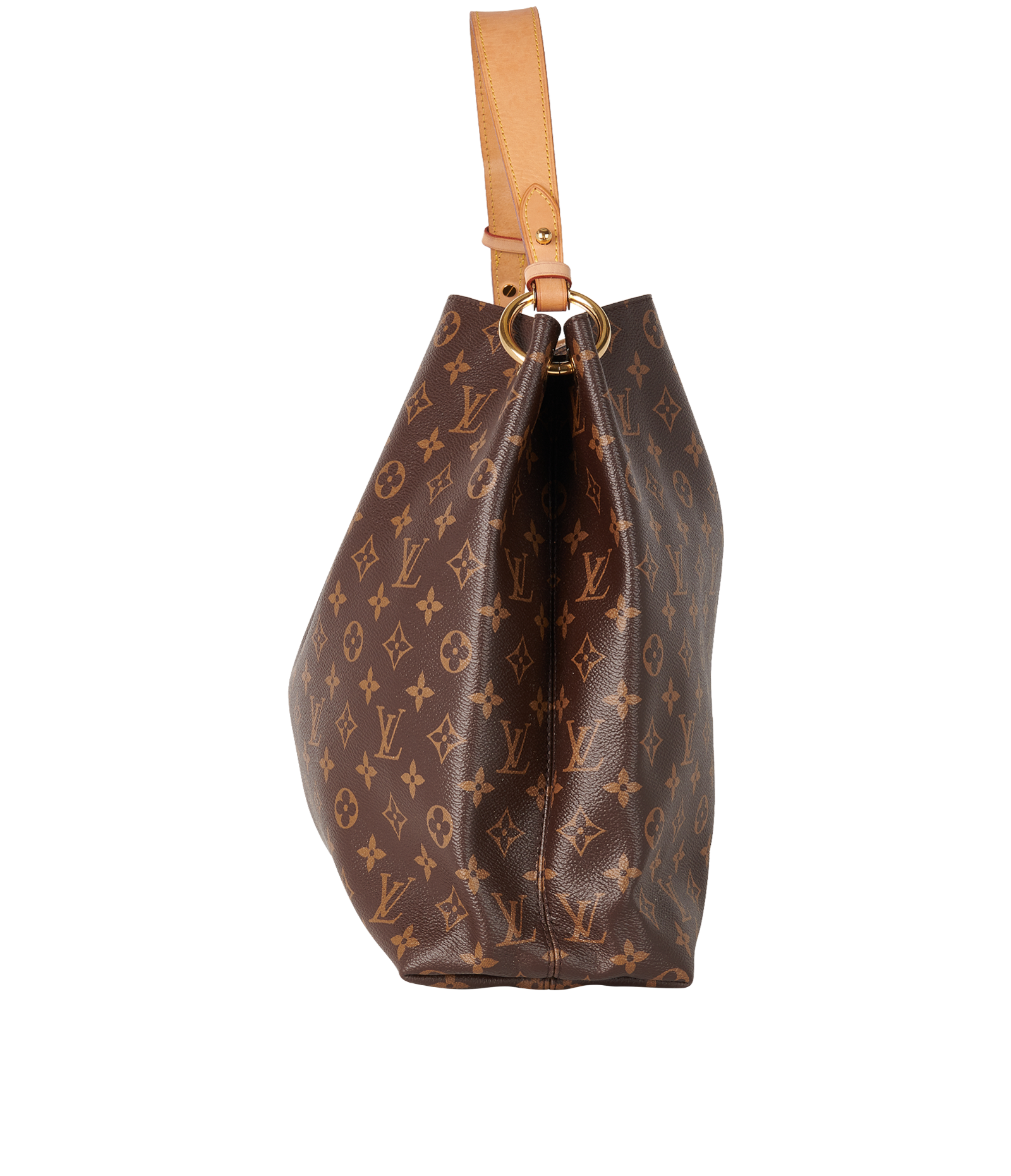 Graceful MM, &pound;895, Handbags, Brown, Canvas, Bottom view